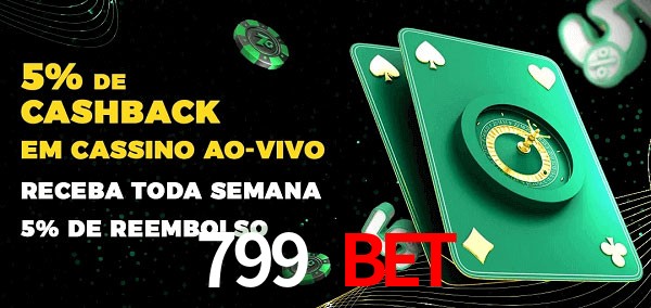 Promoções do cassino ao Vivo 799 bet